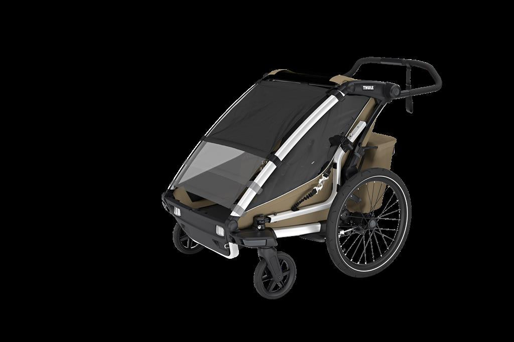 Thule Single, Faded Khaki Kinderanhänger Thule Chariot Cross 2