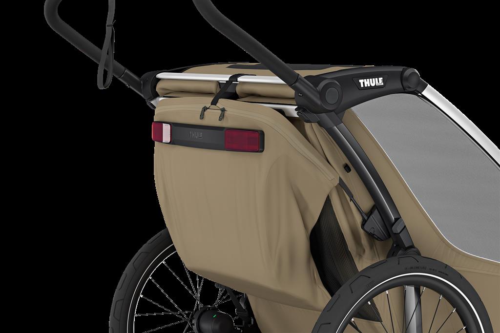 Thule Single, Faded Khaki Kinderanhänger Thule Chariot Cross 2