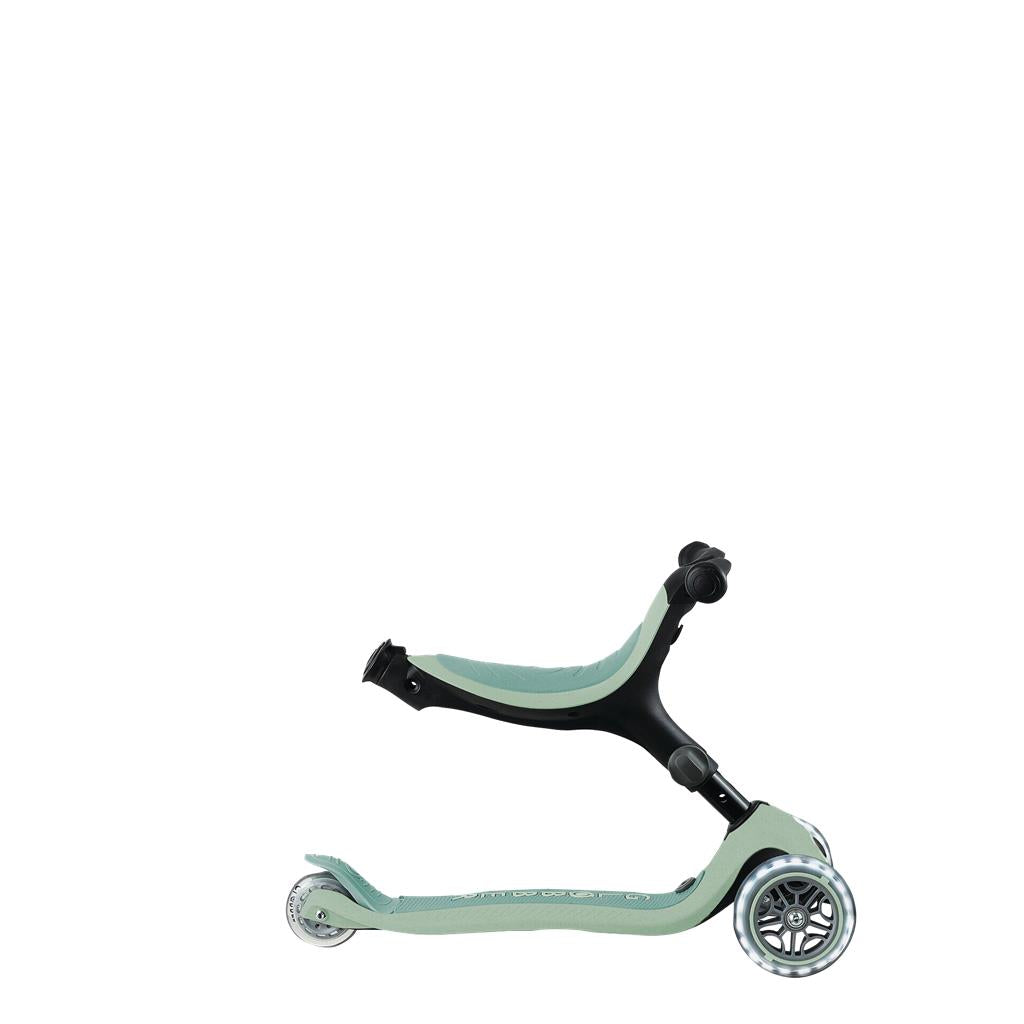 Globber pistazie, 120/80mm, mit Leuchtrollen Scooter Globber Go-Up Active Lights Eco