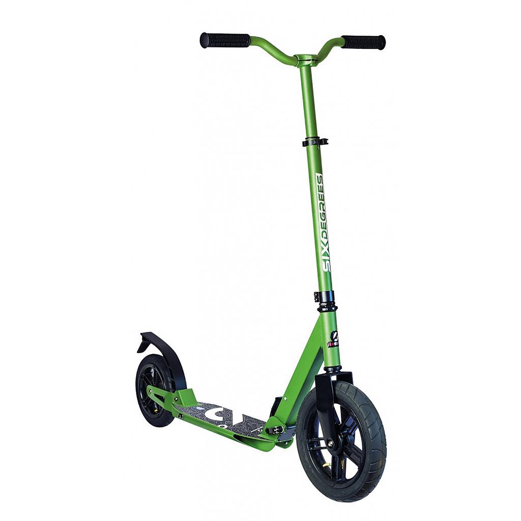 Muuwmi olivegrün/schwarz, 300mm/205mm Scooter Six Degrees Aluminium AIR