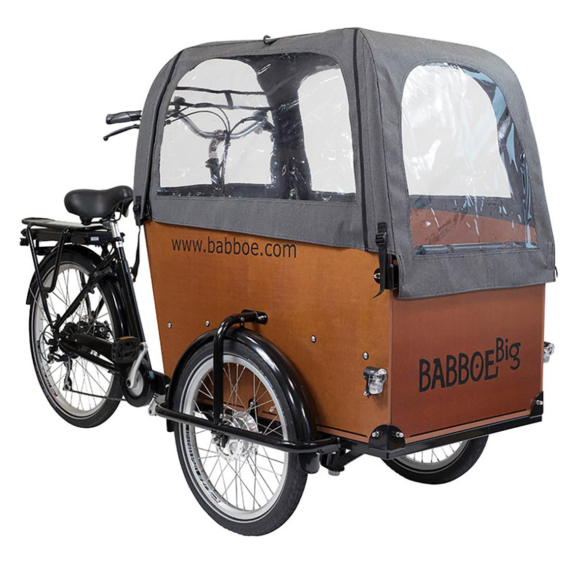 Babboe grau, für Big, Docril Regenverdeck Babboe