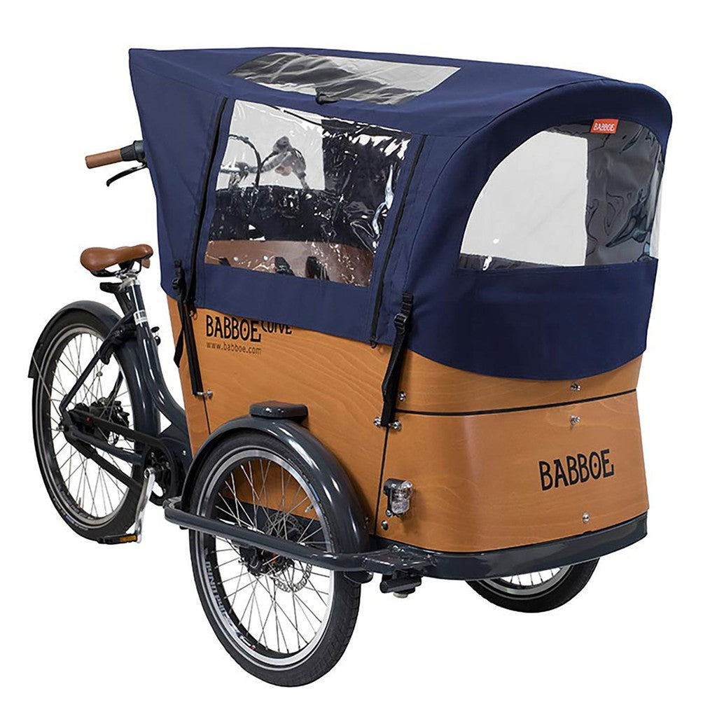 Babboe blau, für Curve, Docril Regenverdeck Babboe