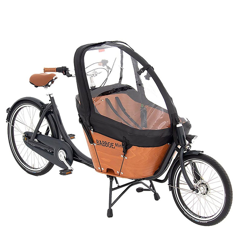Babboe schwarz, für Mini, PVC Regenverdeck Babboe