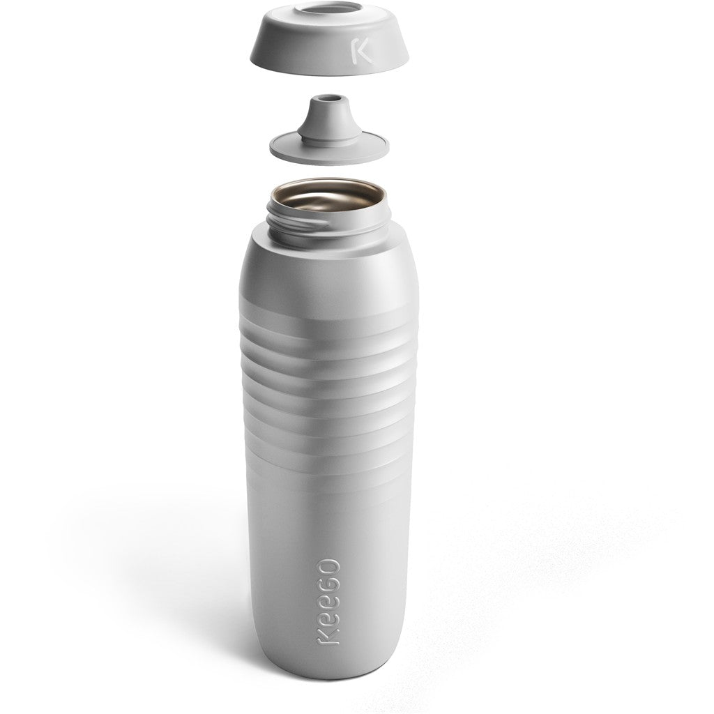 Keego Trinkflasche Kunststoff Titan 0,75 l, Silver Stardust