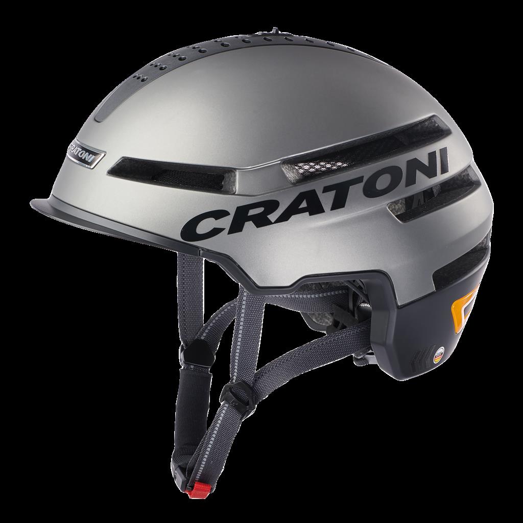 Cratoni Fahrradhelm Smartride 1.2 (Ped.) anthrazit matt, Gr. S/M (54-58cm)