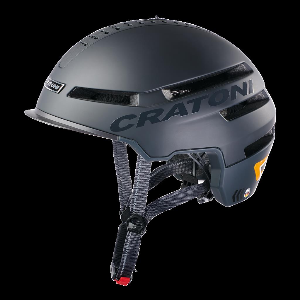 Cratoni Fahrradhelm Smartride 1.2 (Ped.) schwarz matt, Gr. S/M (54-58cm)