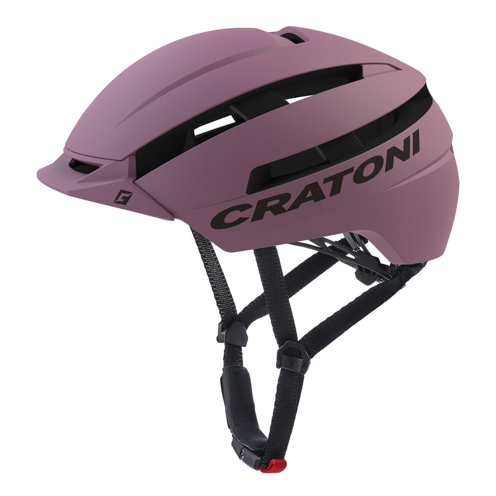 Cratoni Fahrradhelm C-Loom 2.0 (City) pflaume matt, Gr. S/M (53-58cm)