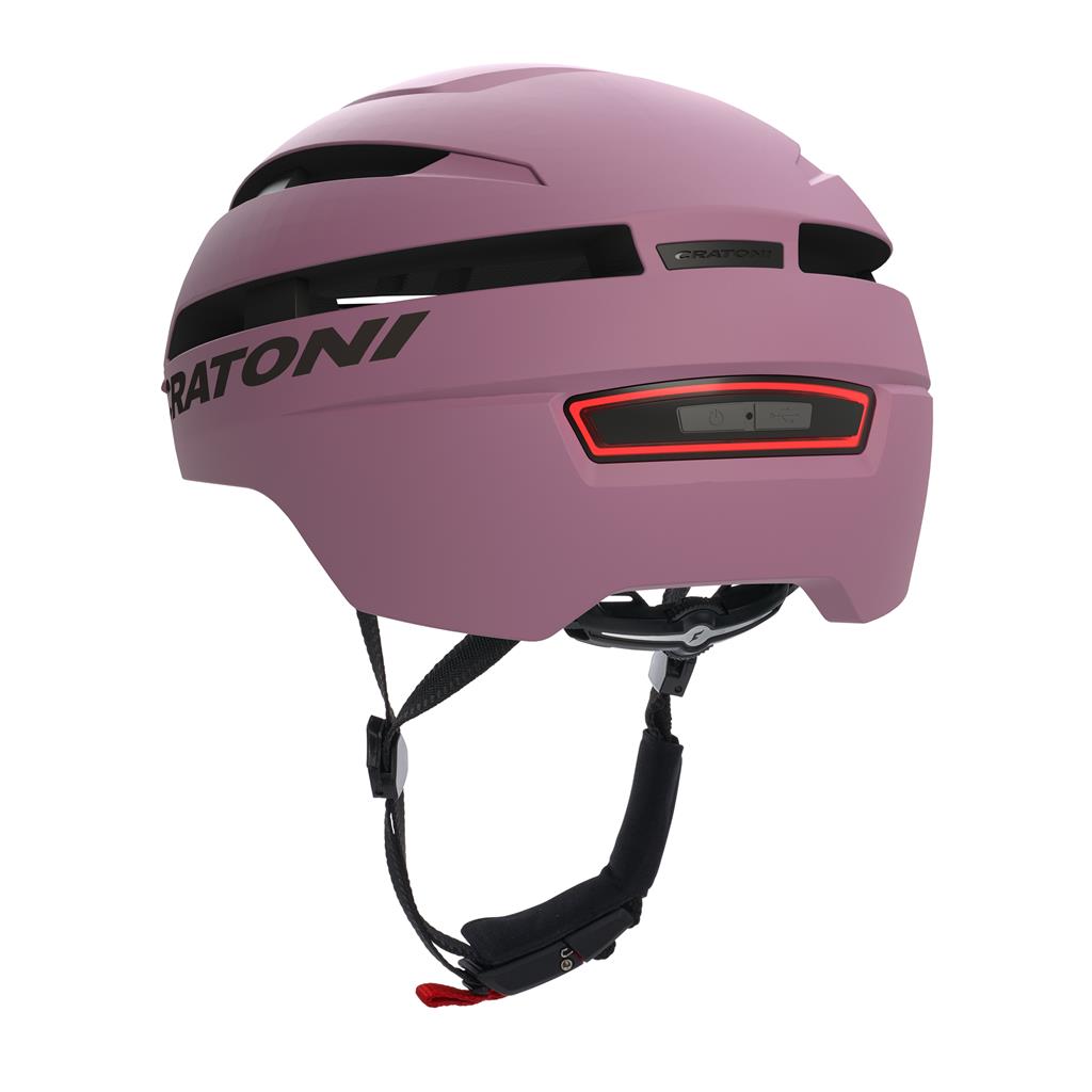 Cratoni Fahrradhelm C-Loom 2.0 (City) pflaume matt, Gr. S/M (53-58cm)