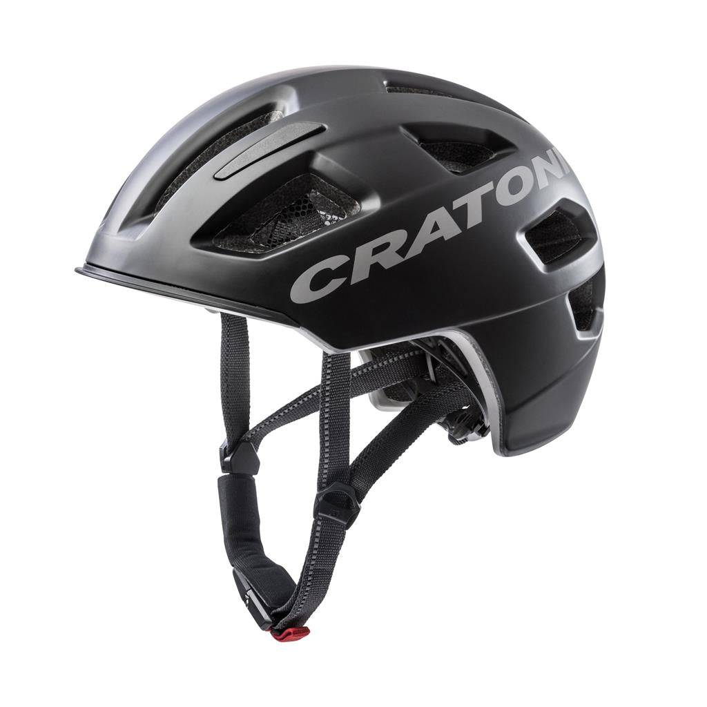 Cratoni Fahrradhelm C-Pure (City) schwarz matt, Gr. M/L (58-61cm)