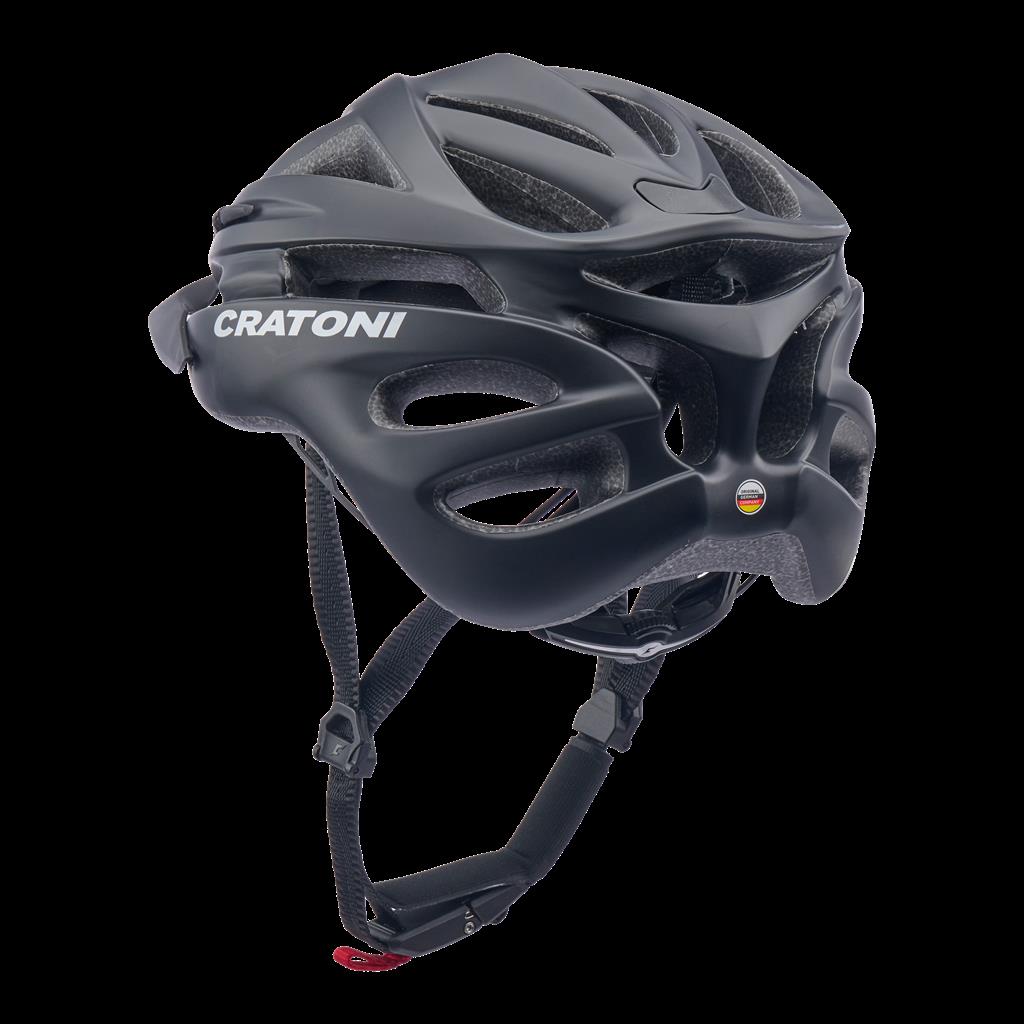 Cratoni Fahrradhelm Pacer (MTB) schwarz matt, Gr. S/M (54-58cm)