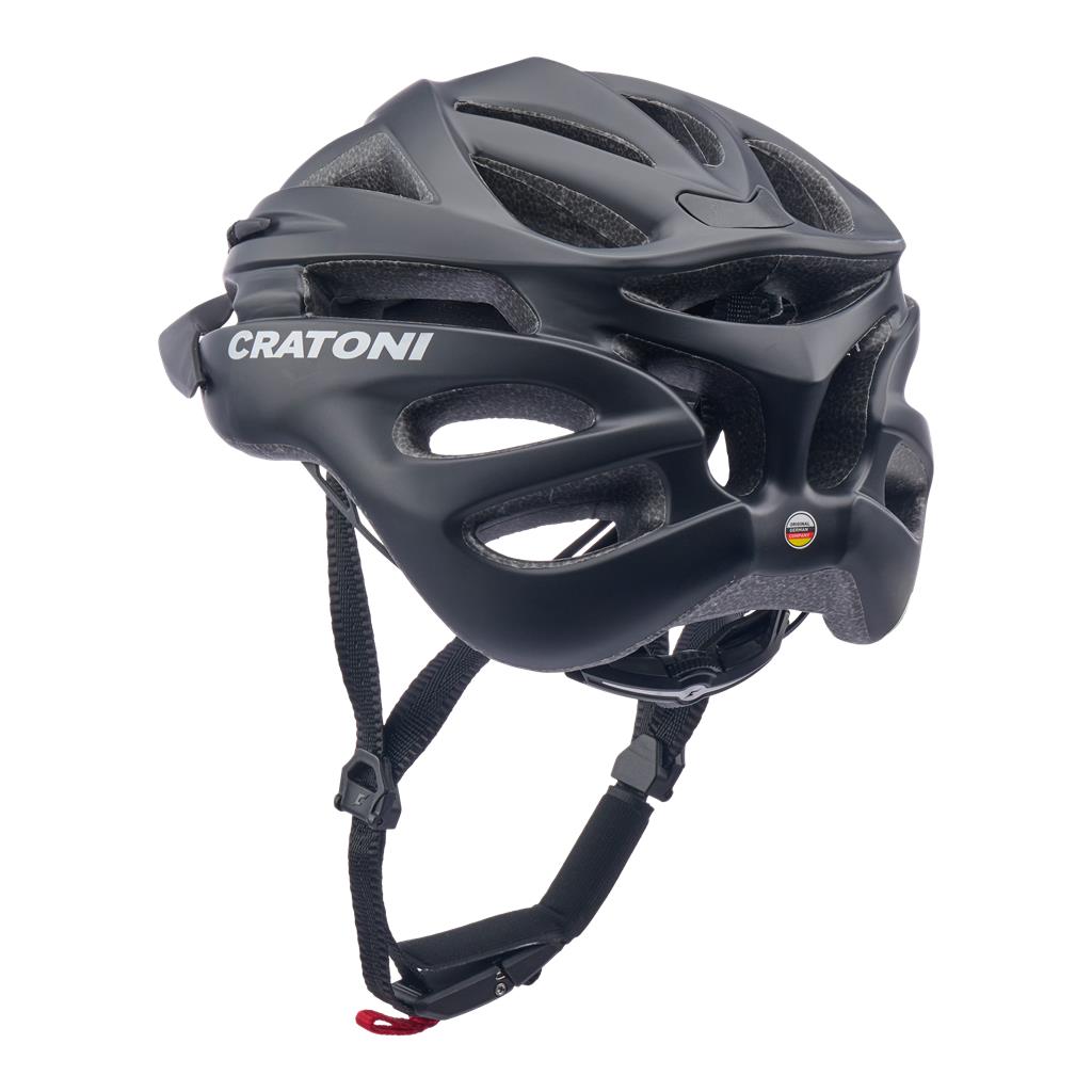 Cratoni Fahrradhelm Pacer (MTB) schwarz matt, Gr. L/XL (58-62cm)