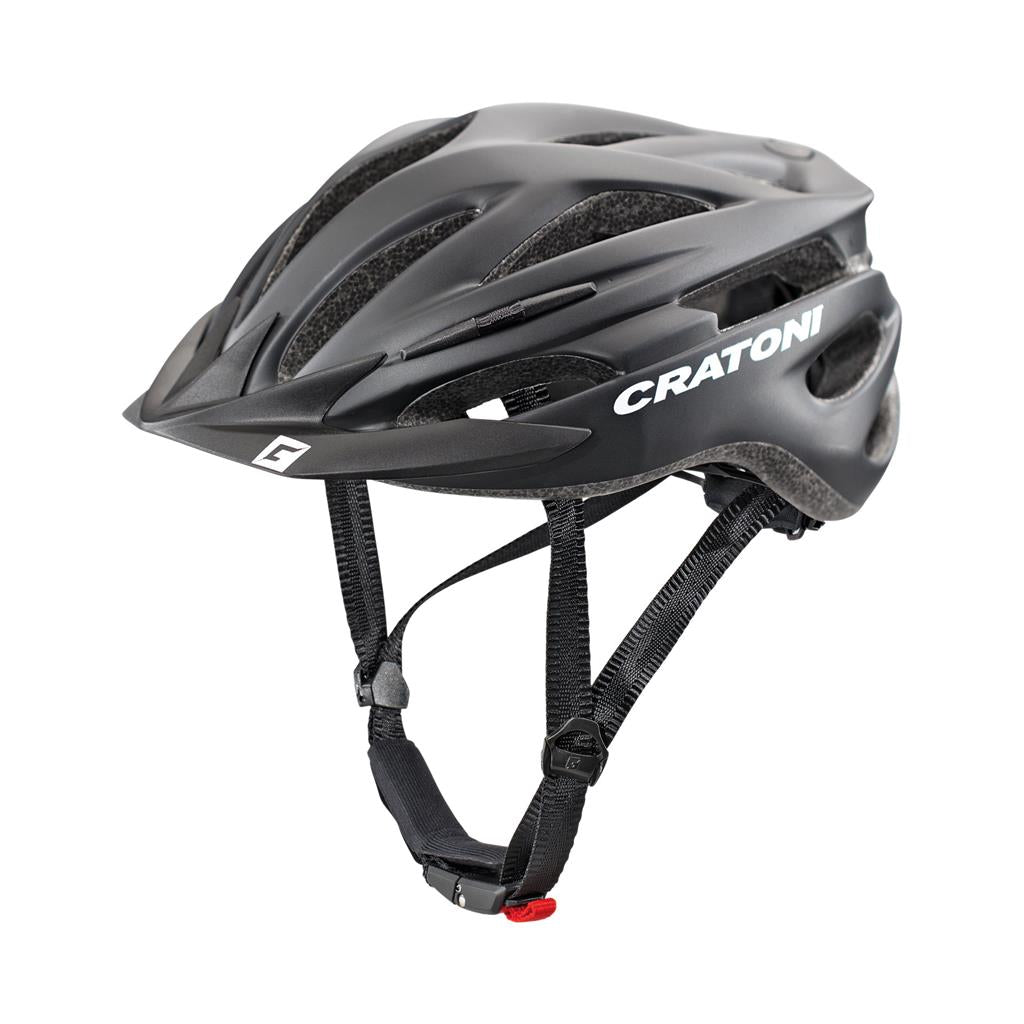 Cratoni Fahrradhelm Pacer (MTB) schwarz matt, Gr. L/XL (58-62cm)
