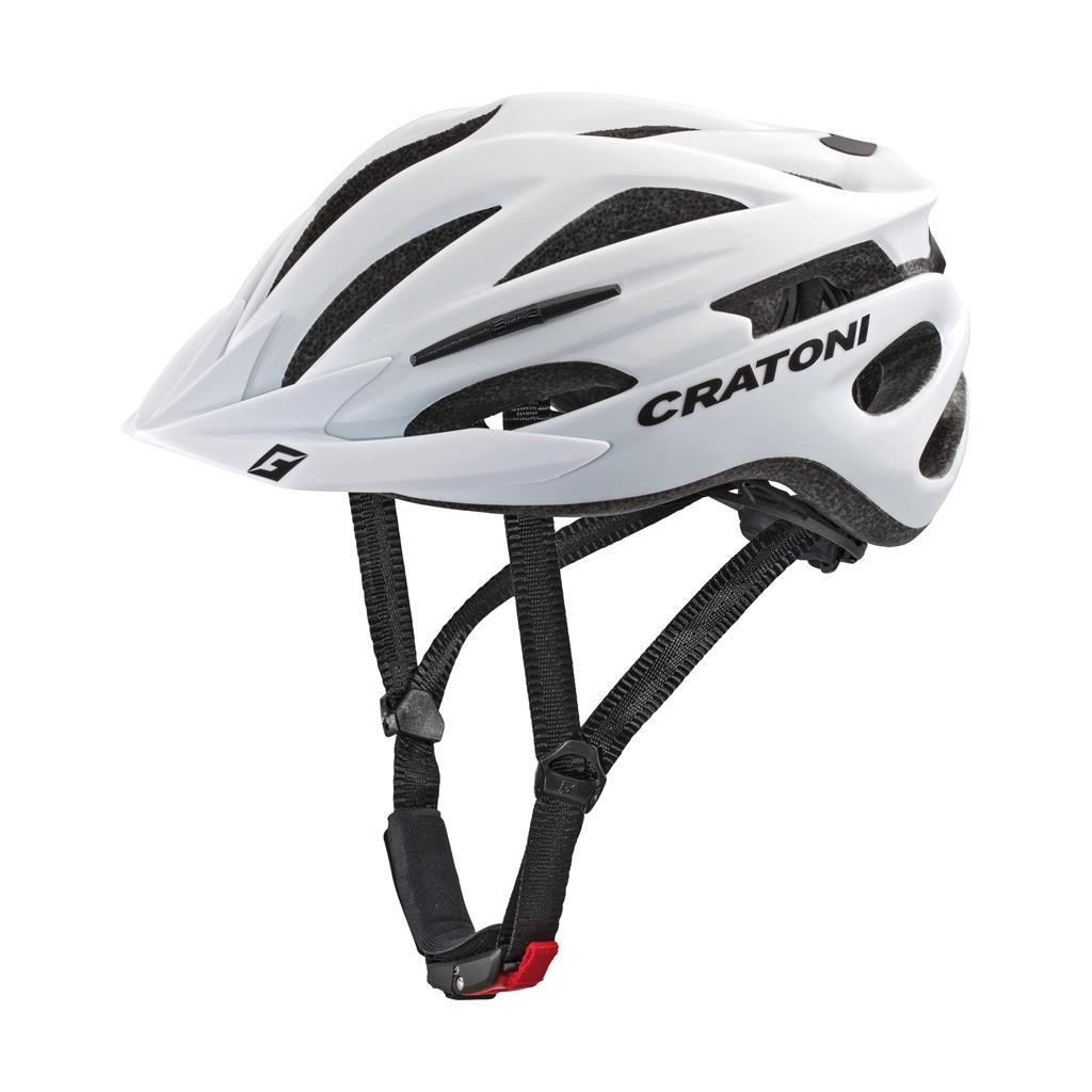 Cratoni Fahrradhelm Pacer (MTB) weiß matt, Gr. L/XL (58-62cm)