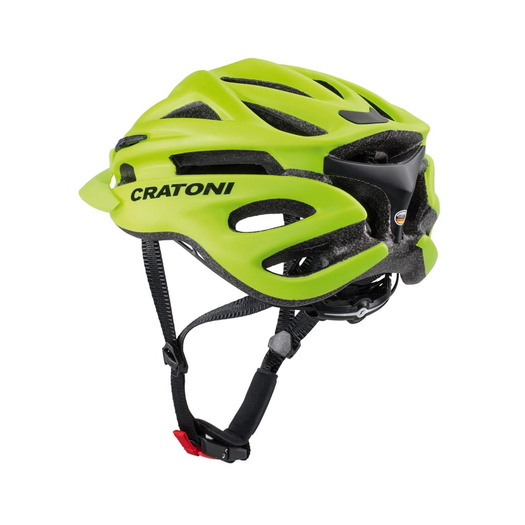 Cratoni Fahrradhelm Pacer (MTB) lime matt, Gr. S/M (54-58cm)