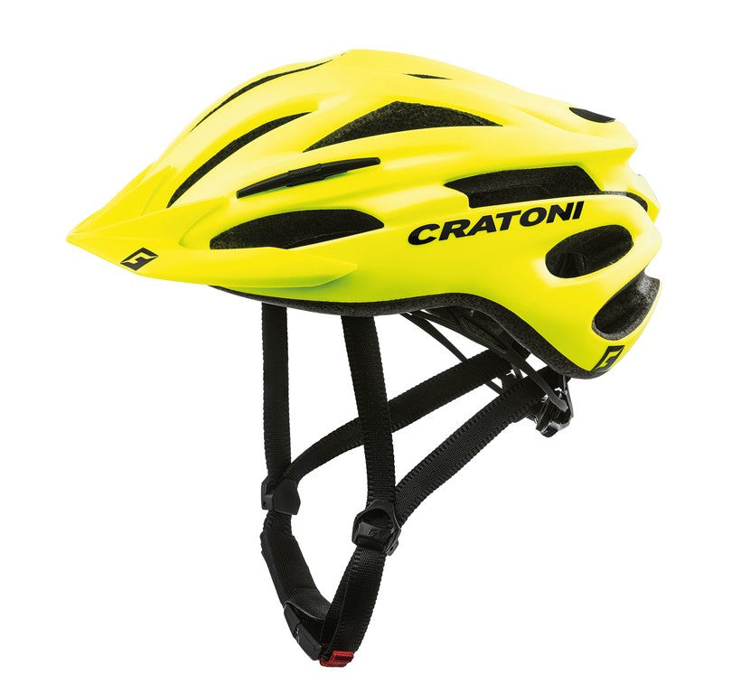 Cratoni Fahrradhelm Pacer (MTB) neongelb matt, Gr. L/XL (58-62cm)