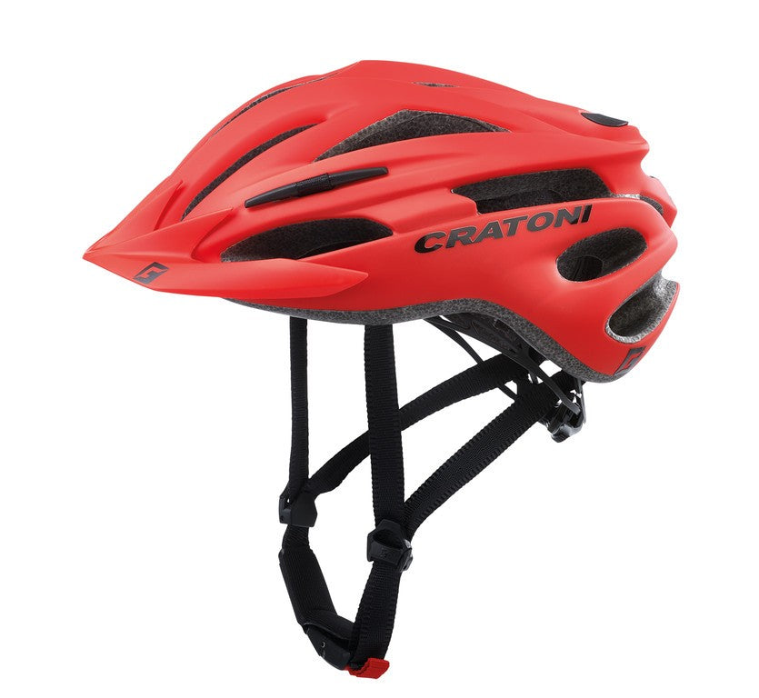 Cratoni Fahrradhelm Pacer (MTB) rot matt, Gr. S/M (54-58cm)