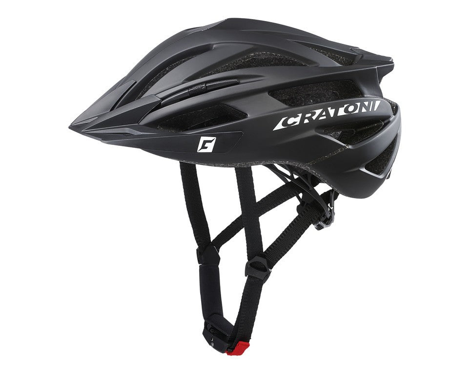 Cratoni Fahrradhelm Agravic (MTB) schwarz matt, Gr. S/M (54-58cm)