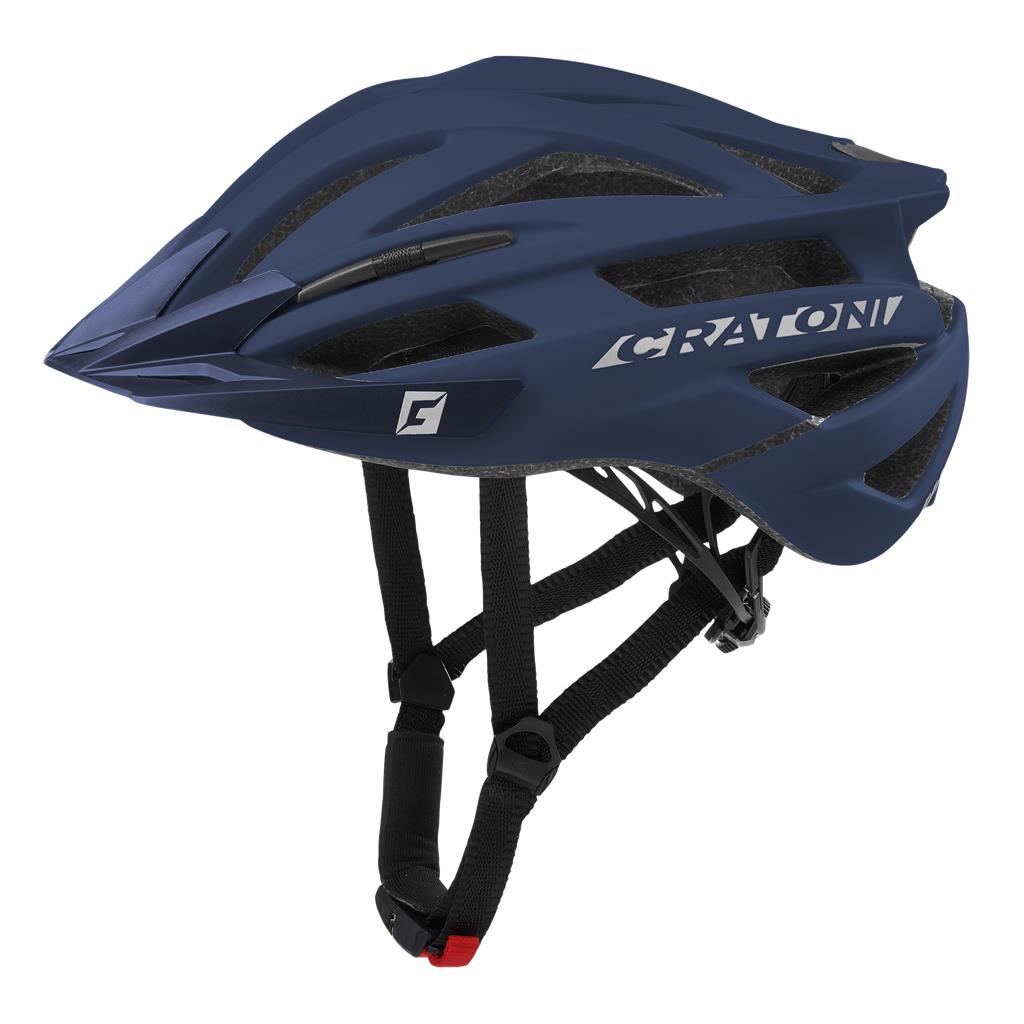 Cratoni Fahrradhelm Agravic (MTB) denim matt, Gr. L/XL (58-62cm)