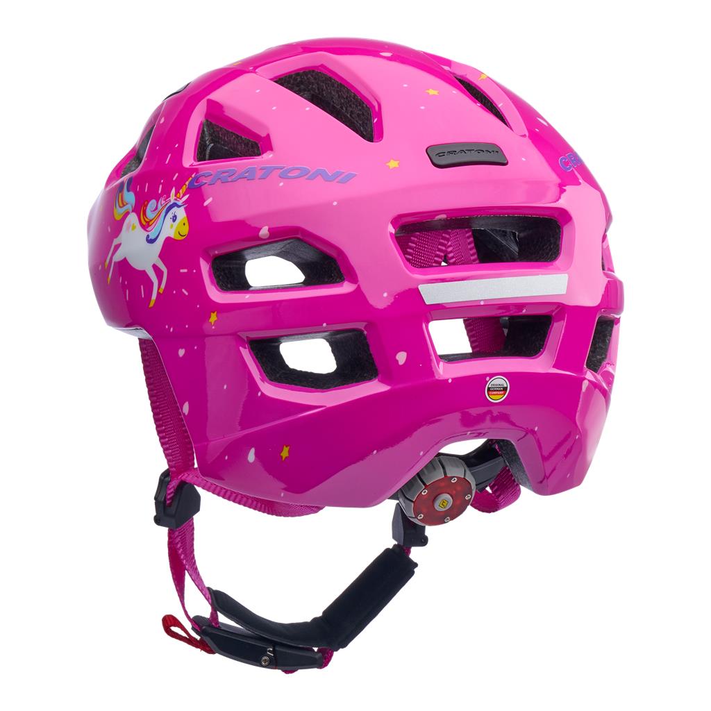Cratoni Fahrradhelm Maxster (Kid) Einhorn/pink glanz