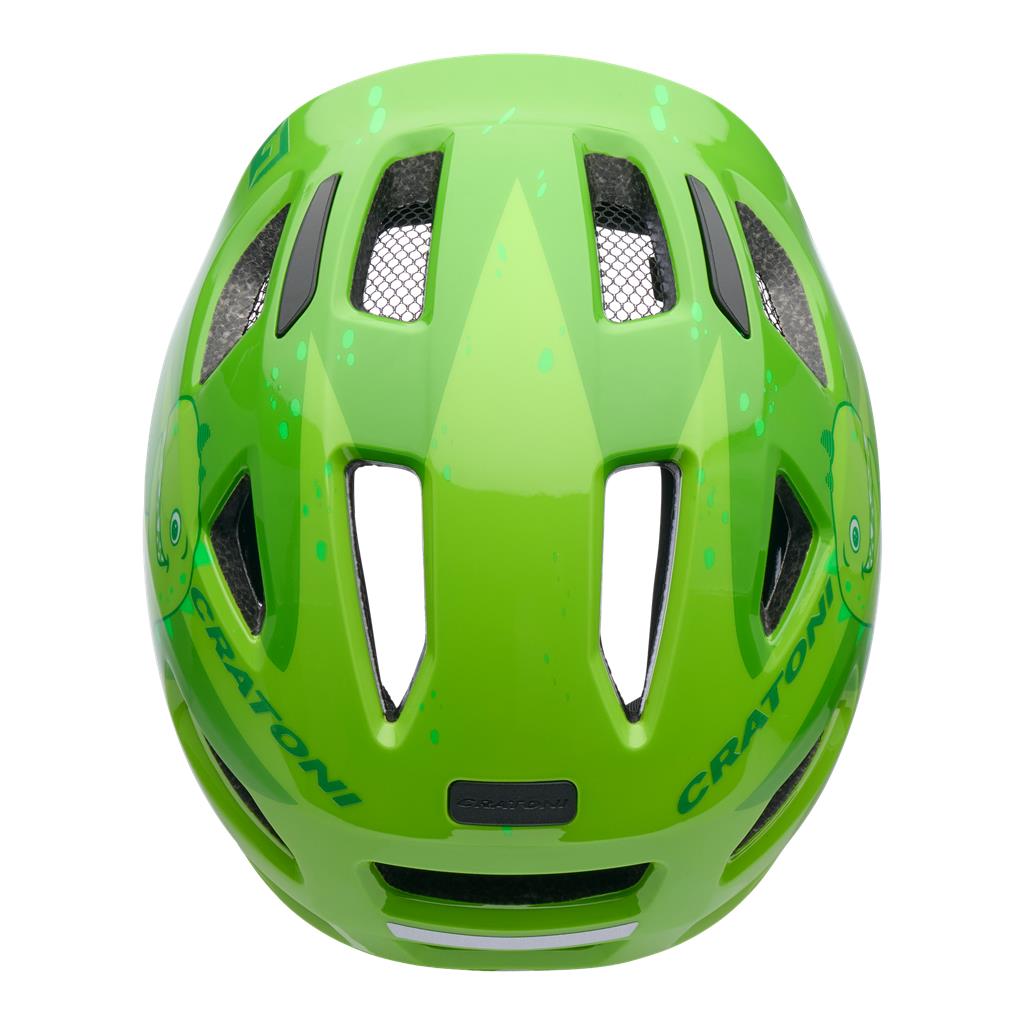 Cratoni Fahrradhelm Maxster (Kid) Dino/grün glanz, Gr. XS/S (46-51cm)