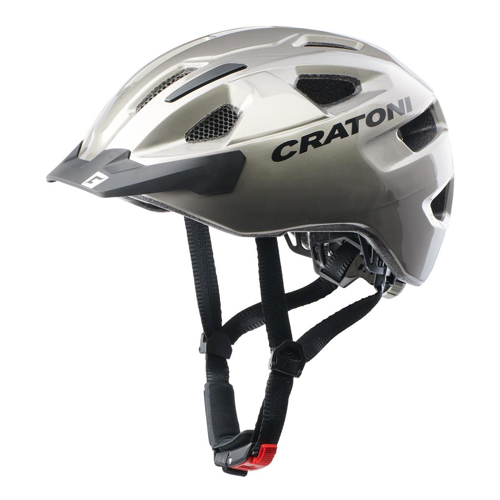 Cratoni Fahrradhelm C-Swift (City) anthrazit glänzend, Gr. Uni (53-59cm)