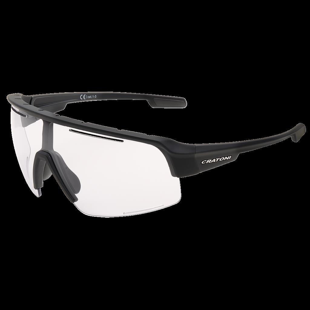 Cratoni Sonnenbrille Cratoni C-Matic NXT photoch sw rubber, Glas klar, nicht verspiegelt