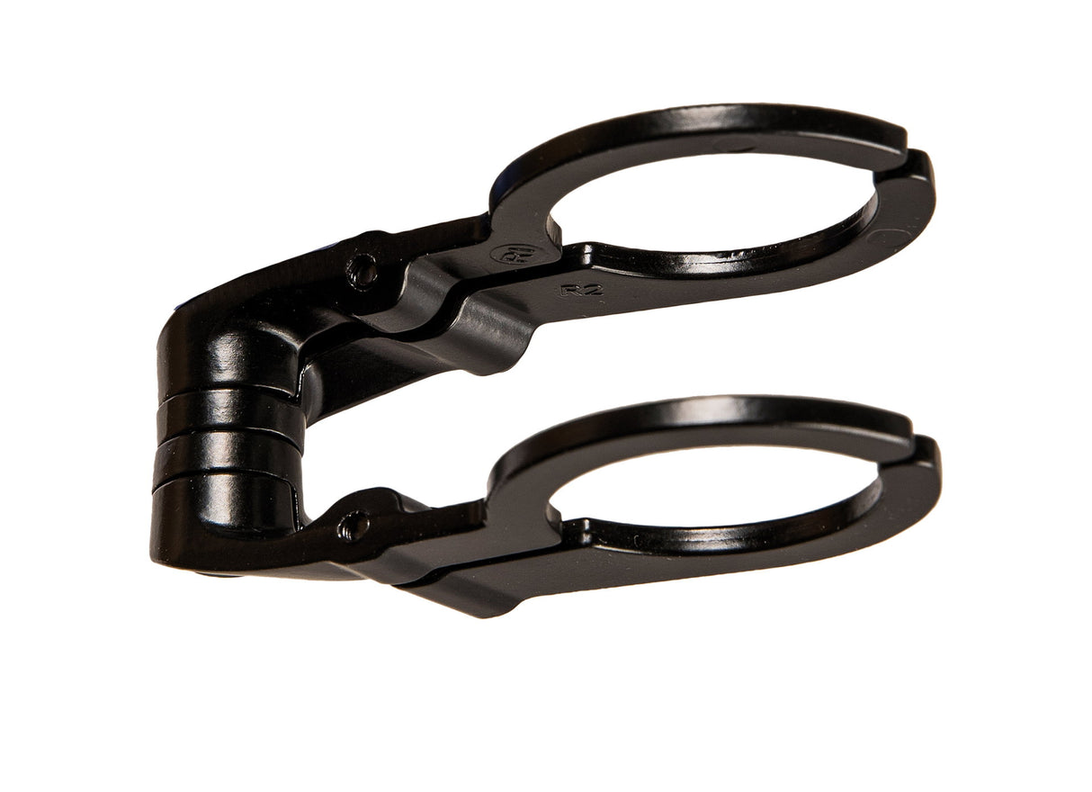 Herrmans Lampenhalter Herrmans Dual schwarz, Lenkerklemmung 31,8mm