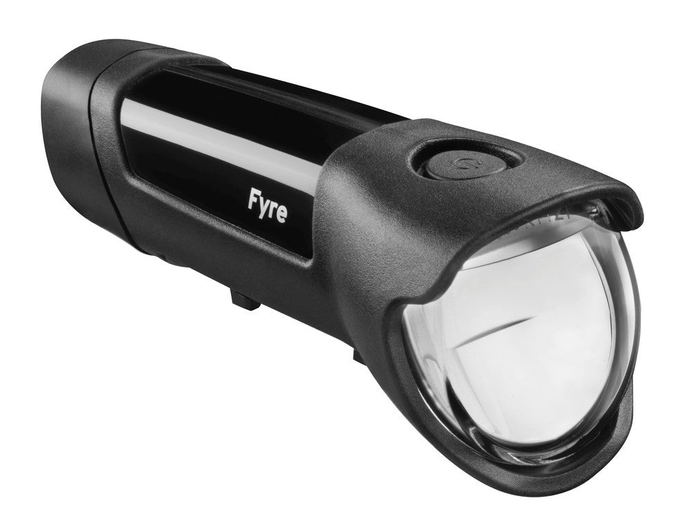 Busch & Müller LED-Akkuscheinwerfer b&m Ixon Fyre für Lenkermontage 30 Lux mit Netzteil