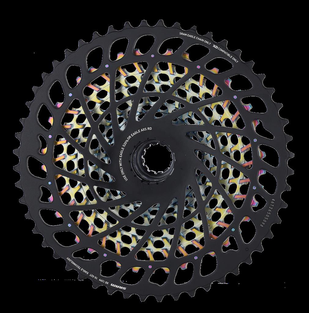 Sram Zahnkr-KassetteSramXG-1299EagleXD rainbw 12-f.10,12,14,16,18,21,24,28,32,36,42,52