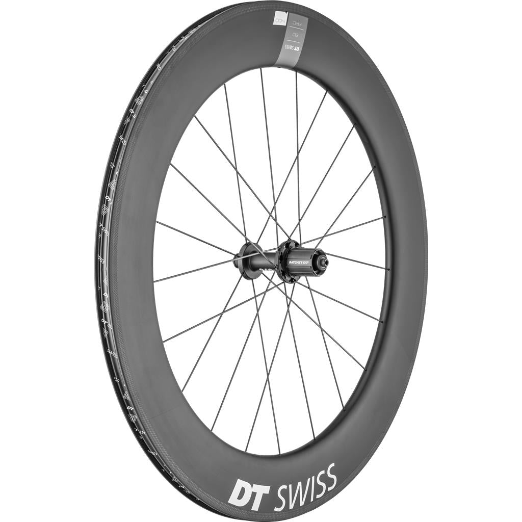 DT Swiss HR ARC1400 Dicut 80 28"/17mm Carbon, 130/5 mm QR Stahl, Shimano