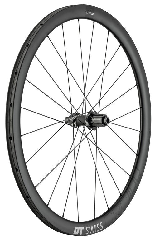 DT Swiss HR CRC1100 Spline DB 38 Tubular Carbon, Center Lock 142/12 mm TA, Shim.