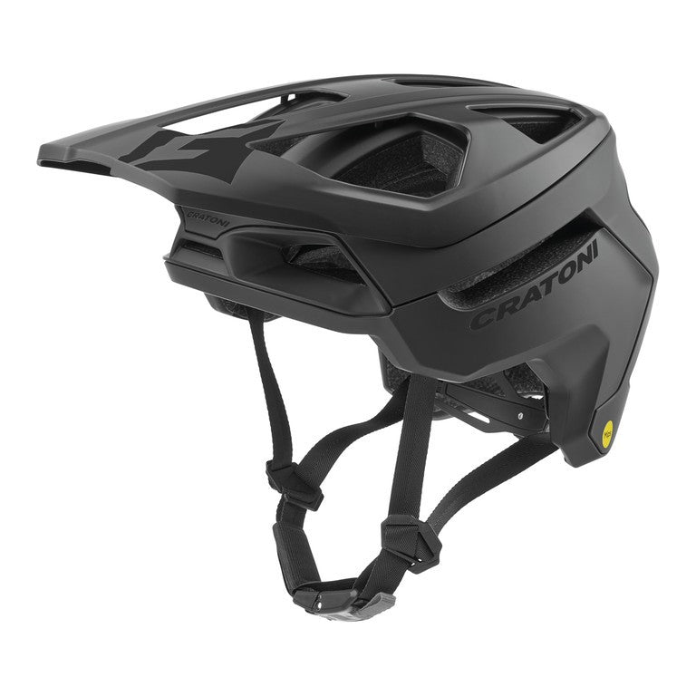 Cratoni schwarz matt Fahrradhelm Cratoni MadFlex MIPS RECCO