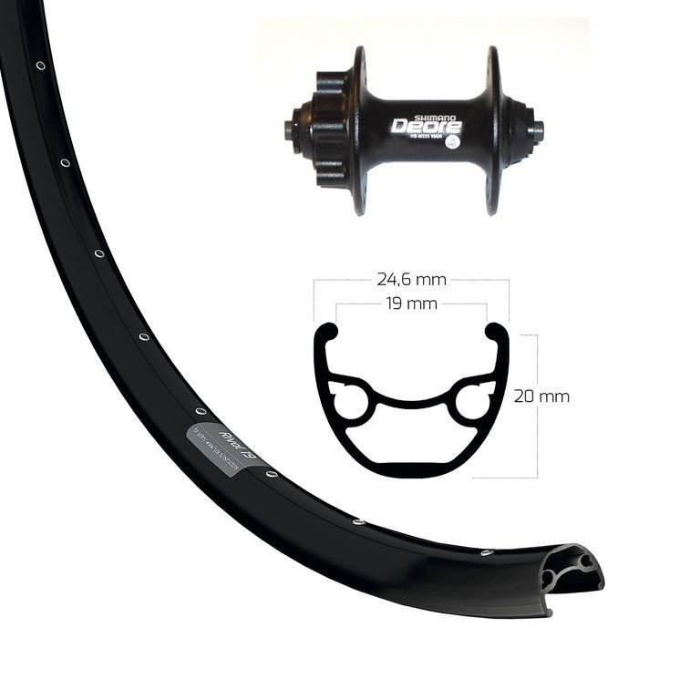 Winora V-Rad 29" Deore 6.Loch schwarz SSP 32L Ryde Rival 19 Disc schw.Niro-Spei.(sz)