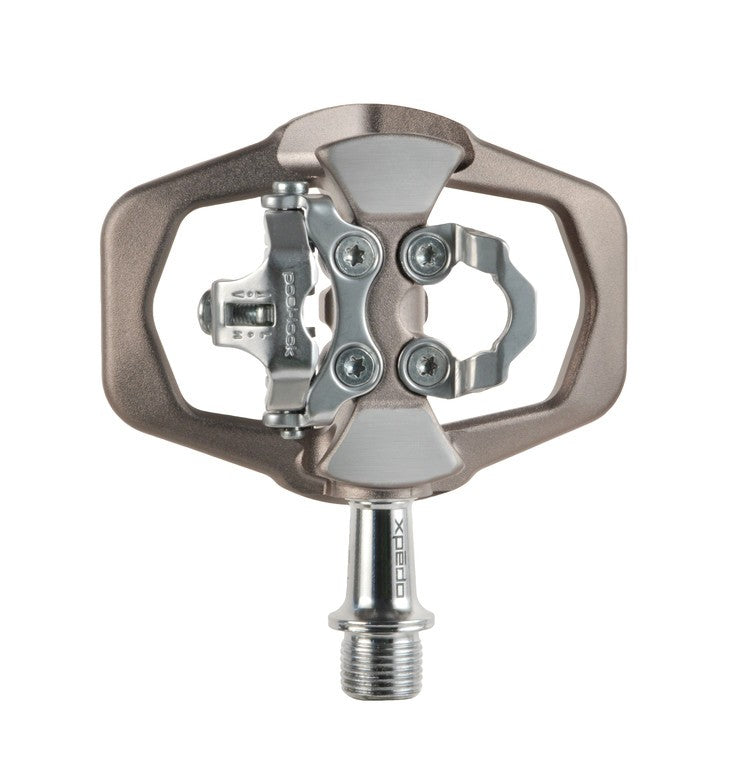 Xpedo Pedal Xpedo TRAVERSE Duo grau, 9/16", einseitig, XCF12AC