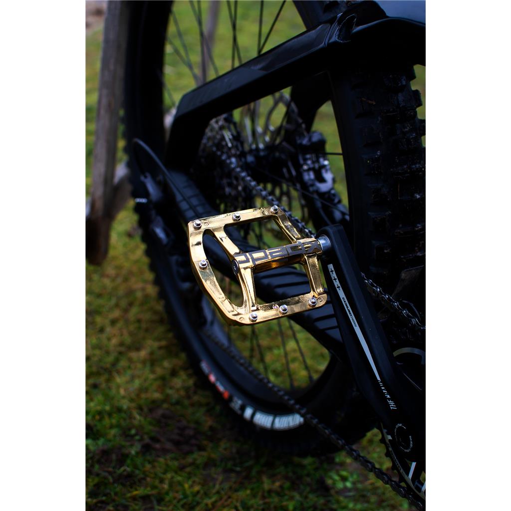 Xpedo Pedal Xpedo SPRY+ goldslick, 9/16", Plattform, XMX24AC