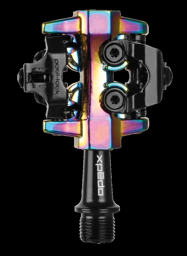 Xpedo Pedal Xpedo Clipless CXR oilslick, 9/16", zweiseitig XPT, XMF10AC