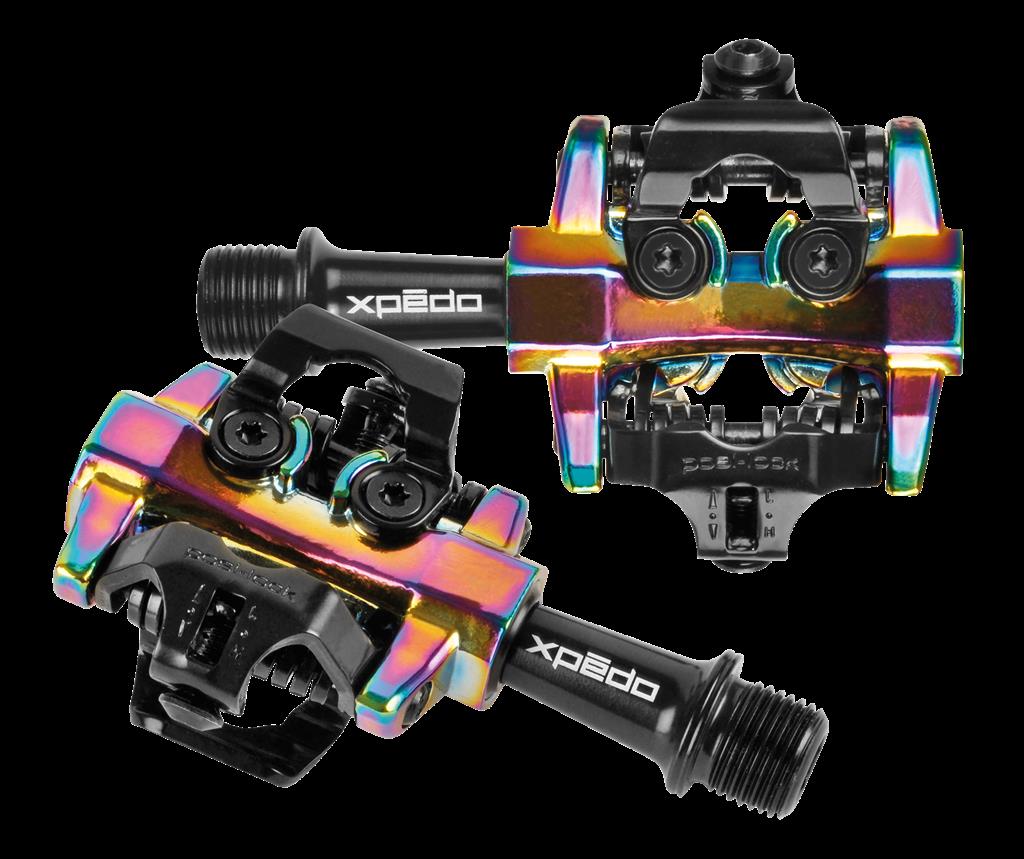 Xpedo Pedal Xpedo Clipless CXR oilslick, 9/16", zweiseitig XPT, XMF10AC