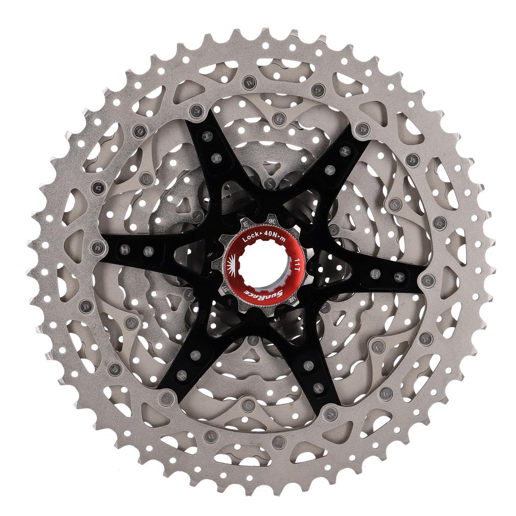 Sunrace Zahnkranz-Kassette SunRace CSMZ800 12-fach,11-51 Zähne,metallic