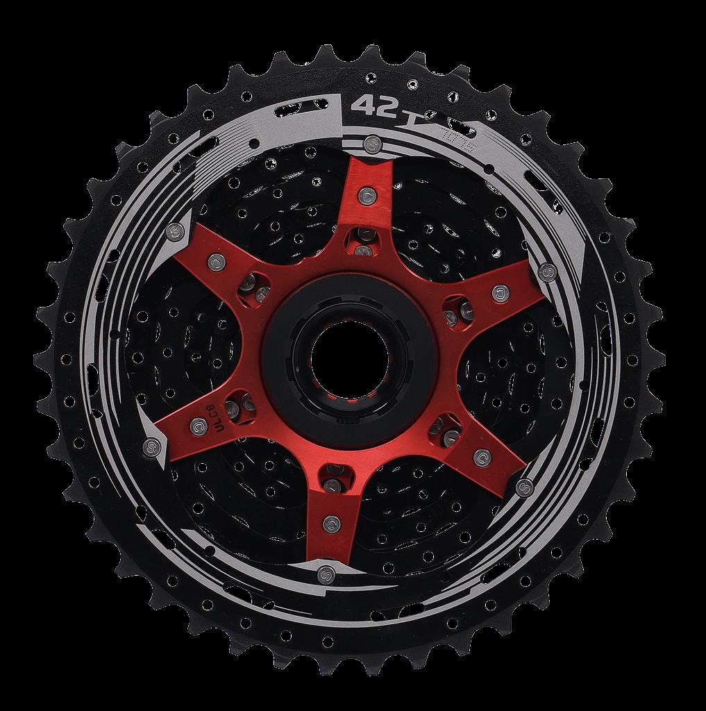 Sunrace Zahnkranz-Kassette SunRace CSMX9X 11-fach,10-42 Zähne,schwarz