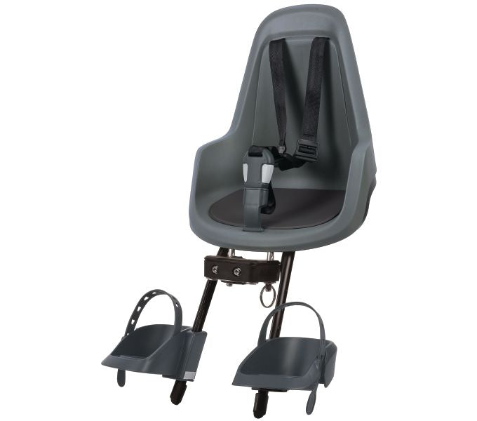 Kindersitz Bobike Bobike Kindersitz GO MiniFrontsitz Macaron Grey