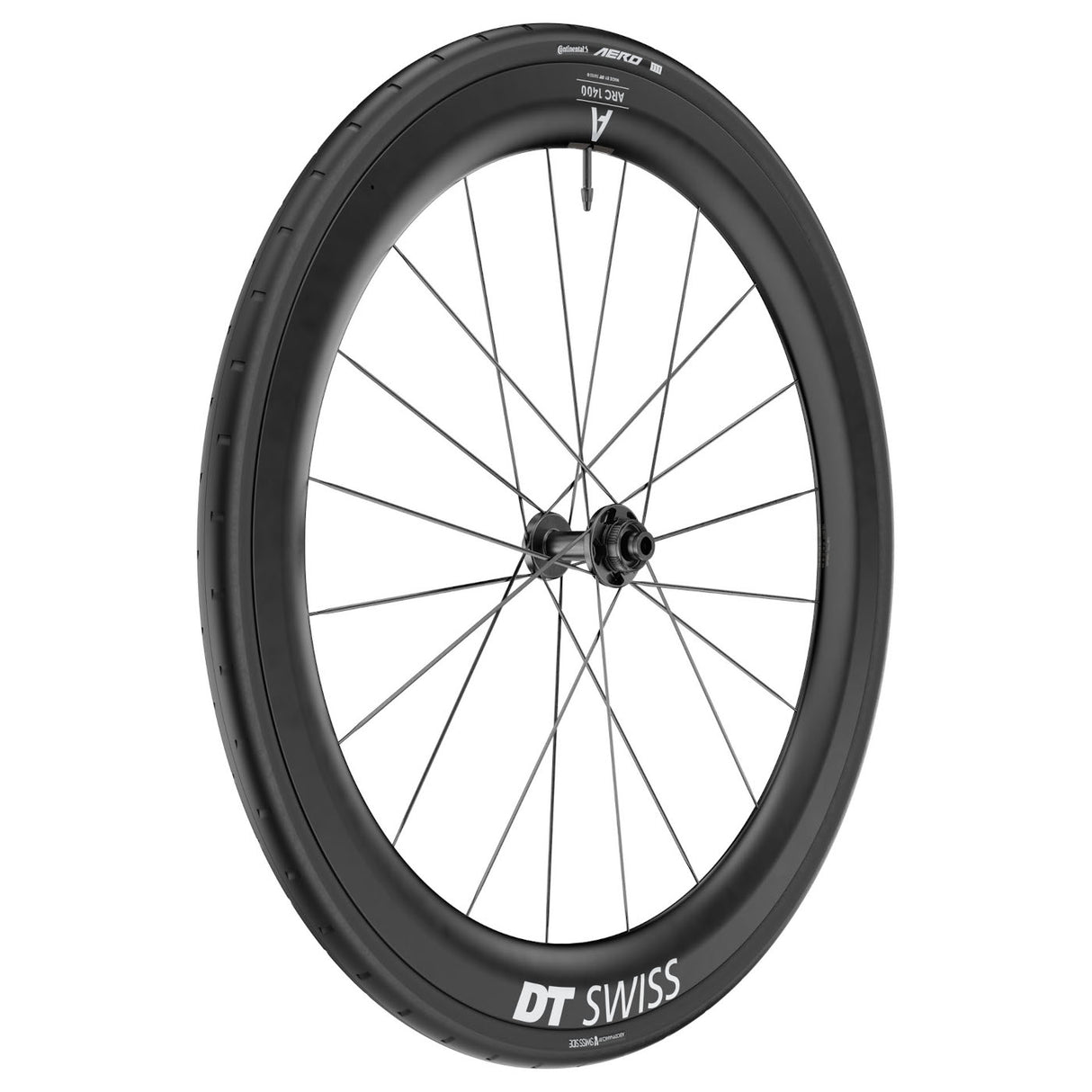 DT Swiss 28", Carbon, Center Lock,100/12mm TA VR DT Swiss ARC1400 Dicut WTS DB 55