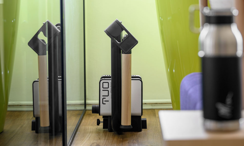 Elite Tuo Interactive Trainer vormontiert