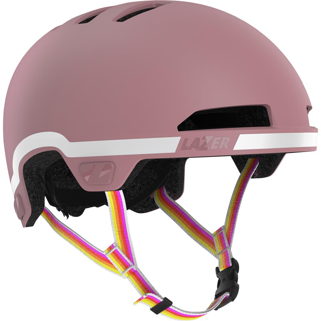 Lazer Helm Maze Jr KinetiCore Matte Soft Pink GoFluo LTD Edition Unisize