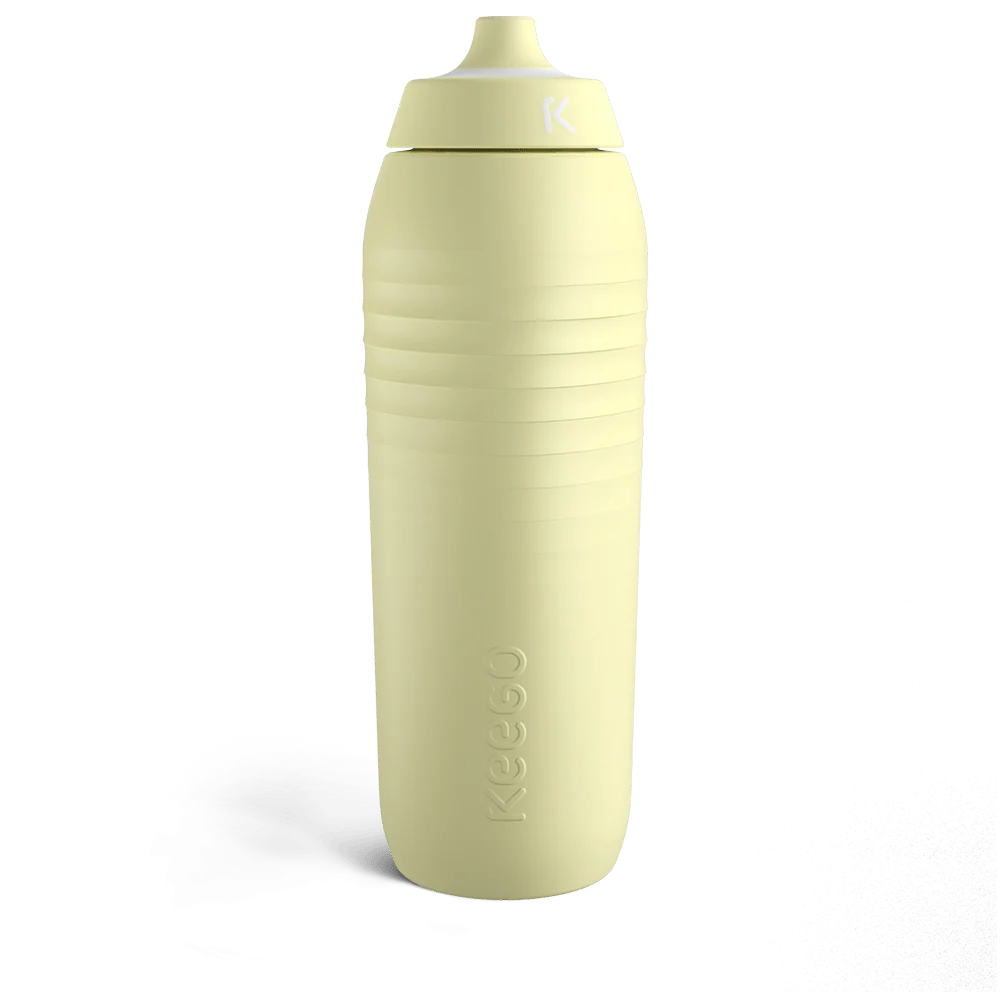 Keego Trinkflasche Kunststoff Titan 0,75 l, Mellow Yellow (Limited Edition)