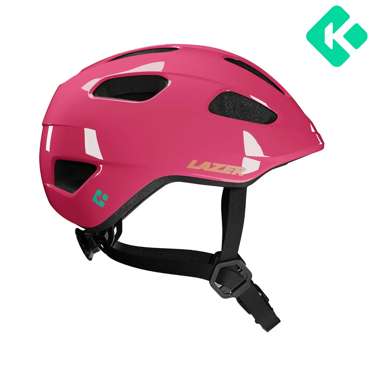 Lazer Helm Pnut 2.0 KinetiCore Kids & Junior Fuchsia Unisize 46-52 cm