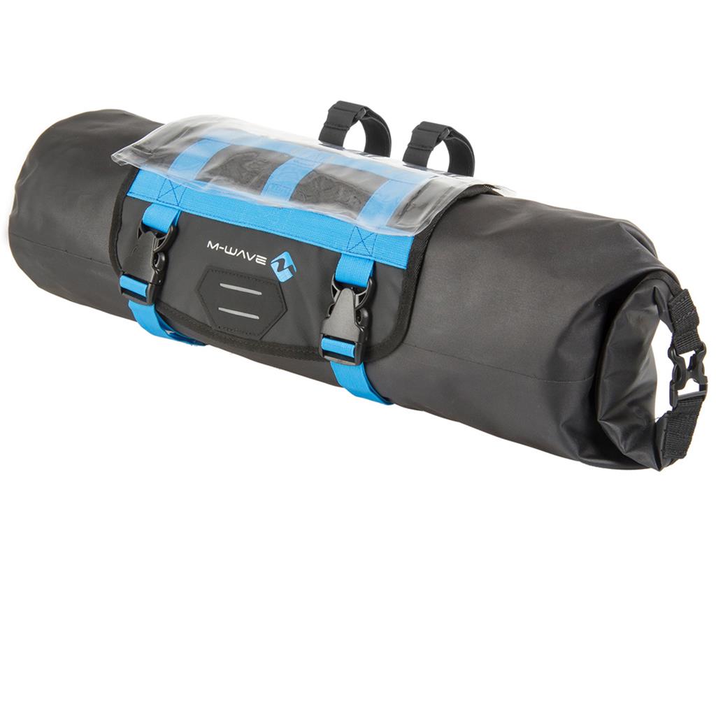 M-Wave Support Vélo Flexible Smartphone – Fixation Guidon Ø 15-45 Mm, Rotatif 360°, Compatible 3.5-6.5 Pouces, Noir