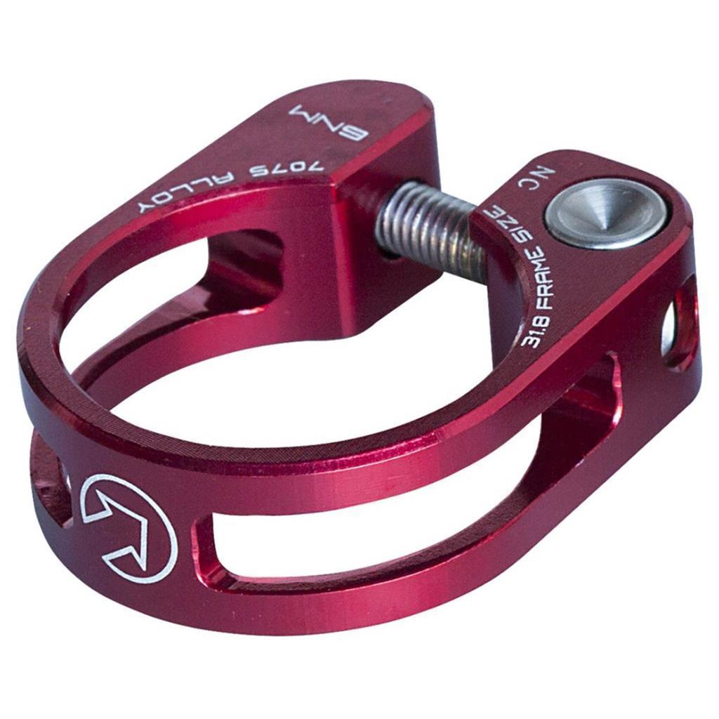 Sattelstützen PRO Sattelklemme 318mm Perf Rot