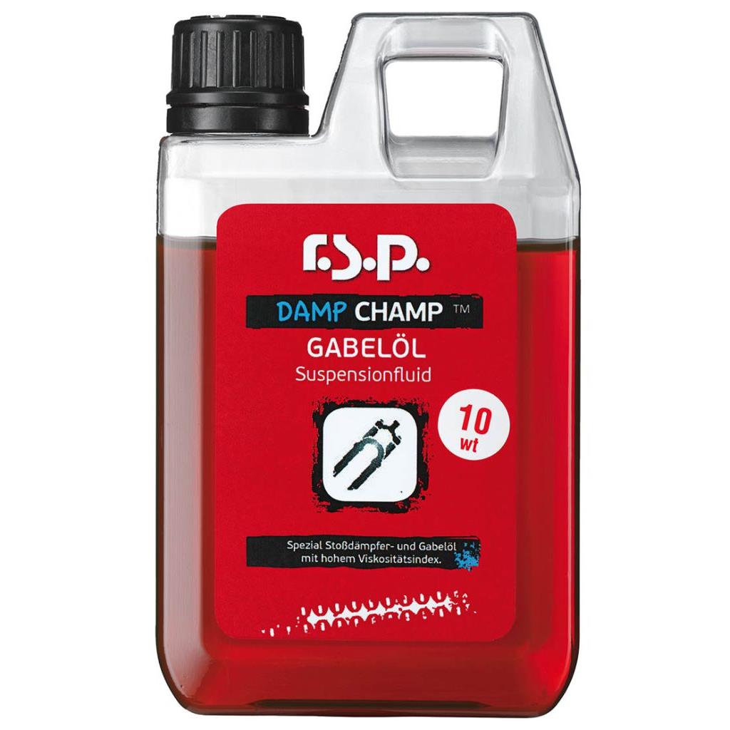für Federgabel & Dämpfer RSP-Ultra Fahrradpflege Gabelöl Damp Champ 10Wt 250ml