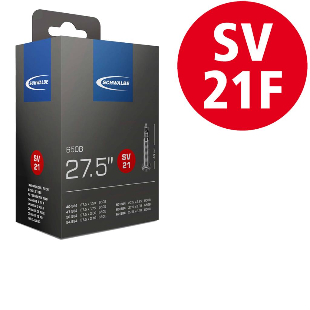 Schl 27.5" Schwalbe Schlauch MTB SV21F FREERIDE