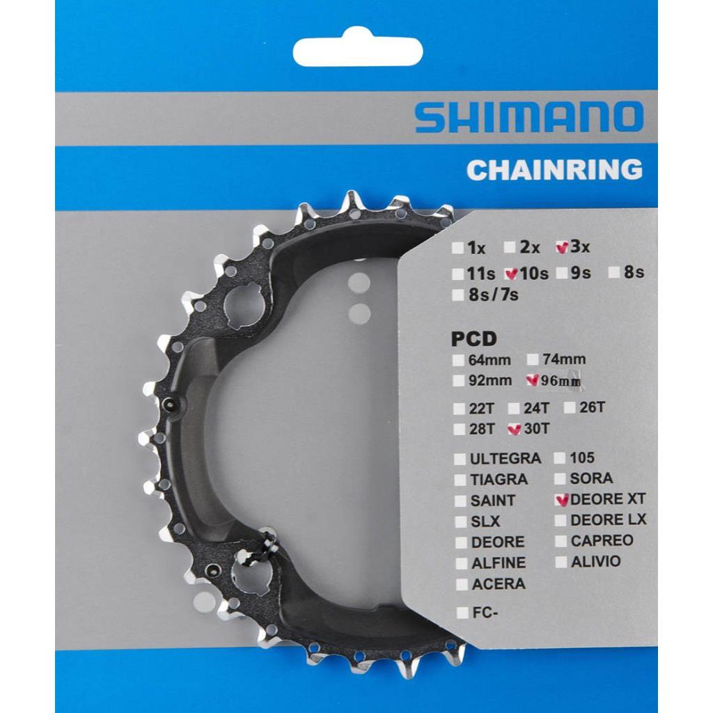 Kettenblätter Shimano Kettenblatt 30Z XT Fcm782